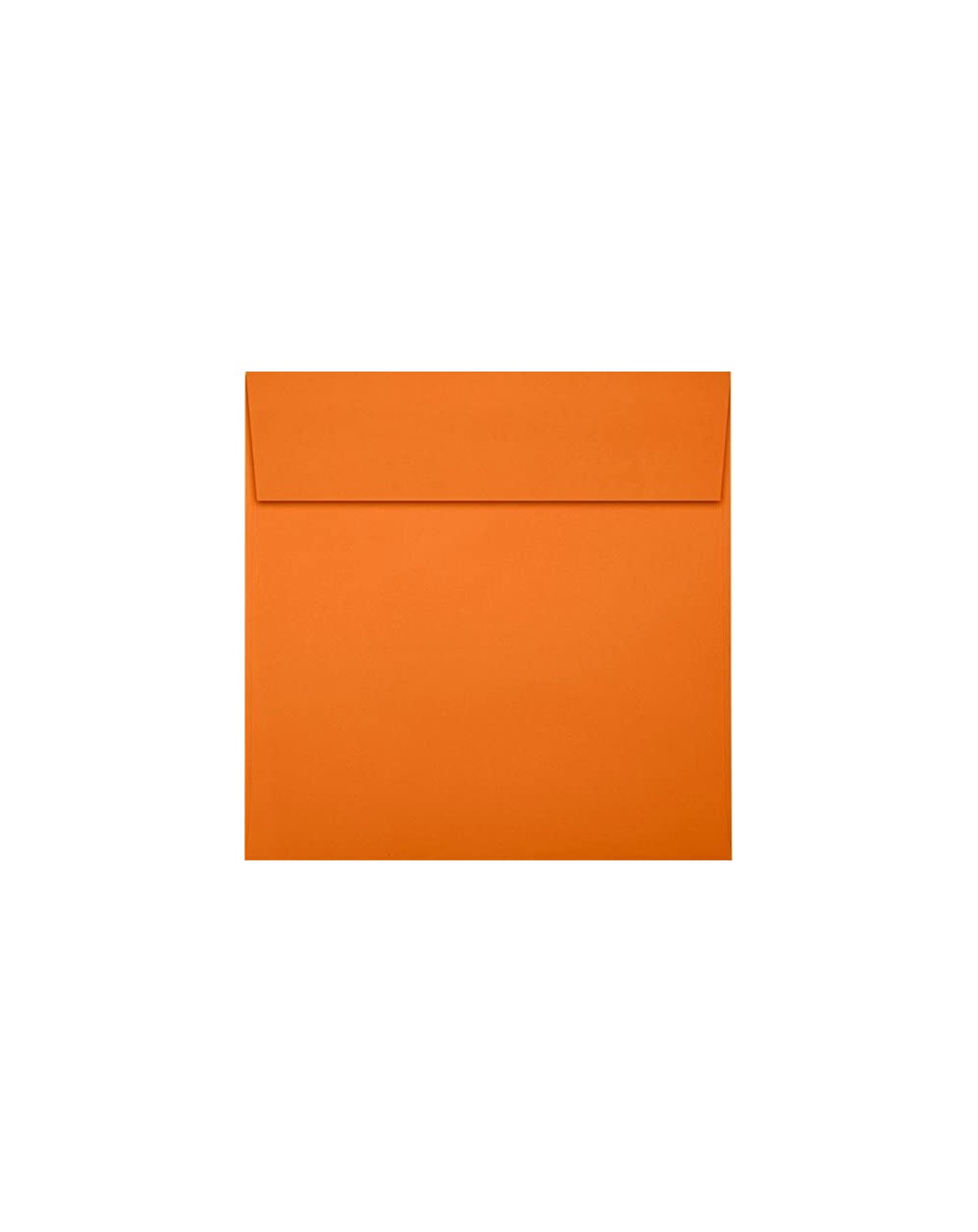 Invitations 6 1/2 x 6 1/2 Square Invitation Envelopes w/Peel & Press - Mandarin Orange (50 Qty.) - CJ118CGM7V1 $22.19