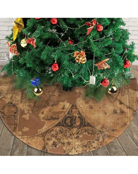 Tree Skirts Christmas Tree Skirt Ancient Map Castle Scotclans Scottish Clans Snowman Xmas Tree Skirt Holiday Festive Decorati...