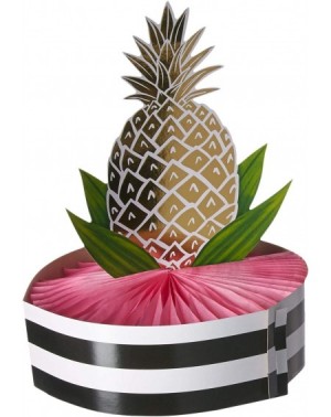 Centerpieces Pineapple Wedding Party Honeycomb Centerpiece- 9x12in- Multicolor - CK18CGEQWIO $7.93