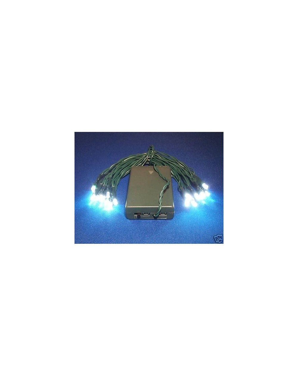 Outdoor String Lights LED Backpacking Lights - Battery Operated - Super Bright White LEDs - CE12LV2129Z $9.66