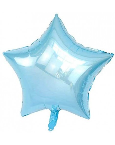 Balloons 24inch Blue Star Balloons Hangable Shape Foil Mylar Balloons - 12pcs - Star-24in-blue-12pcs - C319C72O2Q6 $7.53