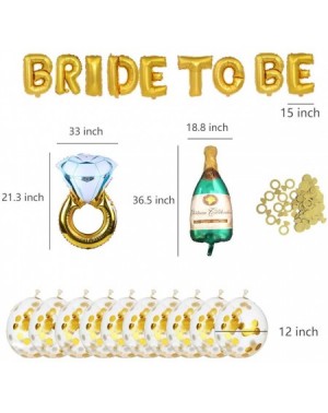 Balloons Bachelorette Party Decorations Bridal Shower Kit - Party Supplies Kit includeDiamond Ring and Bride to Be Foil Ballo...