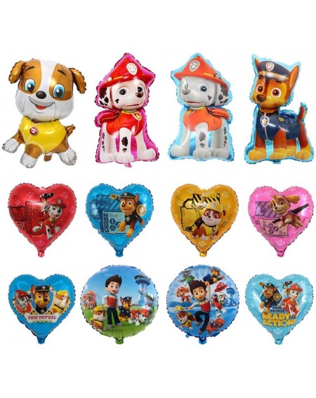 Balloons 12 Pcs Paw Dog Patrol Helium Foil Balloons-Dog Theme Birthday Party Decoration for Kids - CD18A9ULC97 $28.05