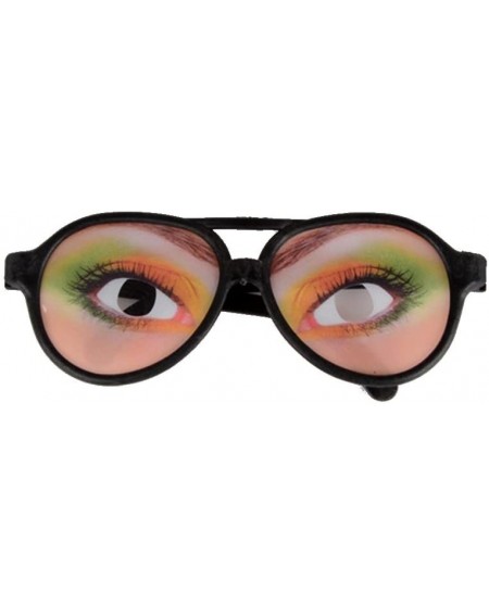 Party Favors Funny Eye Disguise Glasses Tricking Prop for Halloween Fools Day Party Accessory 8Pcs (Random Pattern) - CL18UX9...