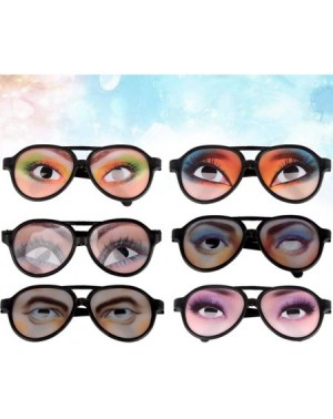 Party Favors Funny Eye Disguise Glasses Tricking Prop for Halloween Fools Day Party Accessory 8Pcs (Random Pattern) - CL18UX9...
