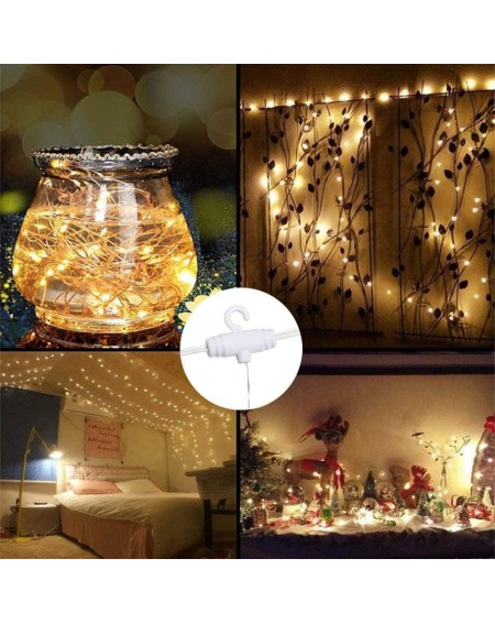 Outdoor String Lights LED Window Curtain String Light- 300 LED Warm White Window Fairy String Lights with 8 Modes- 3m x 3m 8 ...