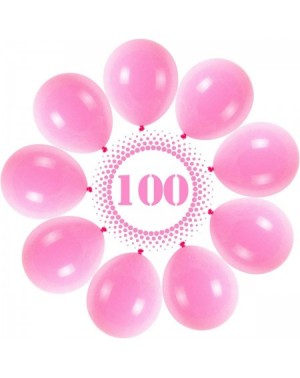 Balloons 100 Pack Petal Pink Balloons 10 inch Latex Party Balloons - Cherry Pink 100 - CE19DNXKSR6 $8.12