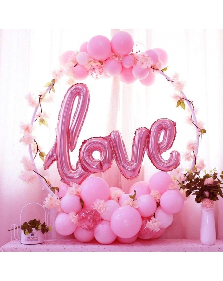 Balloons 100 Pack Petal Pink Balloons 10 inch Latex Party Balloons - Cherry Pink 100 - CE19DNXKSR6 $8.12