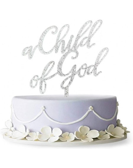 Cake & Cupcake Toppers A Child of God Acrylic Cake Topper for Baptism- Christening- Dedication or First Communion Decorations...