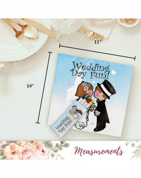Favors Children's Wedding Activity Books (set of 12) Crayons Included - C7115VIV543 $13.90