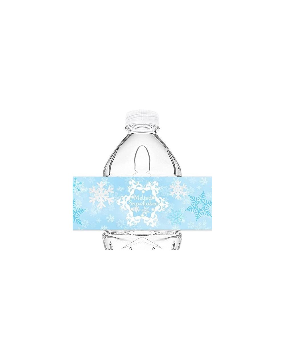 Favors Snow Princess Bottle Wraps - 20 Snowflake Water Bottle Labels - Snowflake Decorations - Made in the USA - CH18644XSXM ...