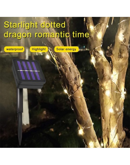 Outdoor String Lights 200 LED Solar String Lights Outdoor- Waterproof 8 Modes Fairy Lights for Garden Patio Yard Wedding Part...