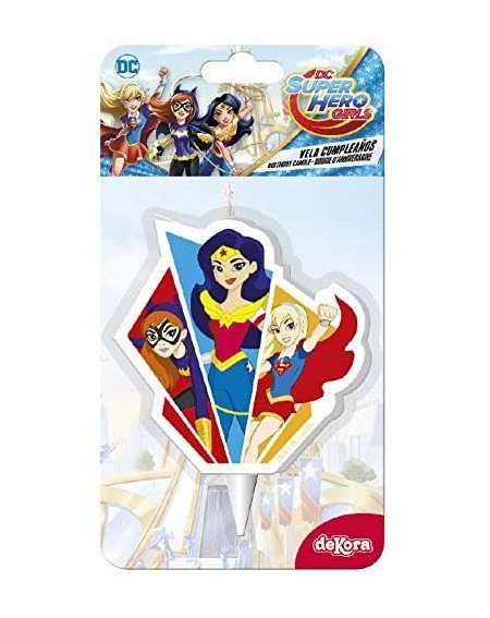 Birthday Candles Super Hero Girls Candle Cake Topper - CH18200UZAG $18.96