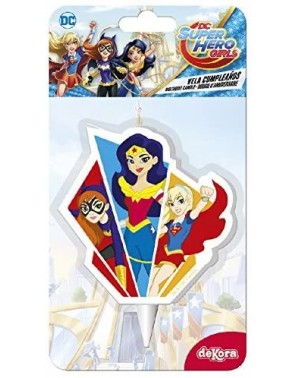 Birthday Candles Super Hero Girls Candle Cake Topper - CH18200UZAG $17.09