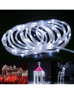 Outdoor String Lights Solar Rope Lights- 50 LEDs 16ft/5M Waterproof Solar String Copper Wire Light- Outdoor Rope Lights for G...