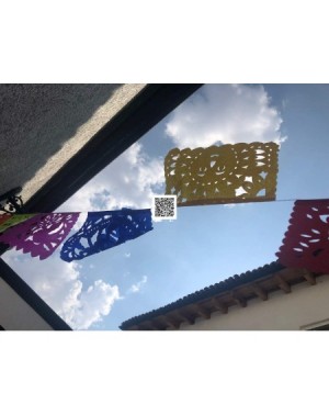 Banners & Garlands Mexican Fiesta Decorations (5 Pack) 46 Feet Mexican Papel Picado Banner Paper Papel Picado Mexicano Tissue...