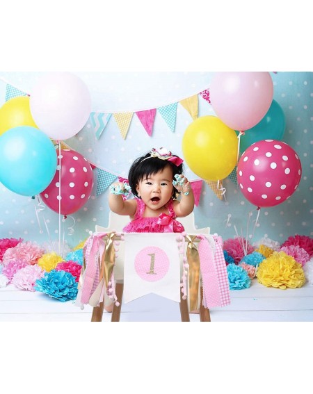 Banners & Garlands Highchair Banner for 1st Birthday - First Birthday Decorations for Photo Booth Props - Cute Party Favor Su...