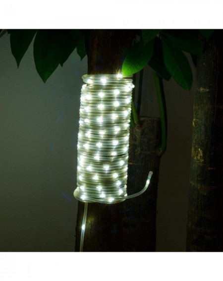 Rope Lights LED Tube String Lights- 33FT Pipe Wire Lights 100 LED Dimmable String Lights- Waterproof- 8 Modes/Timer- Fairy Li...
