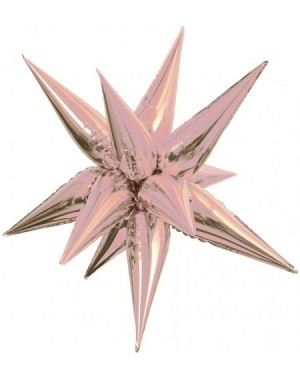 Balloons Large Foil 12 Point Rose Gold Star Balloon - Rose Gold - CE182K9MN4H $7.94
