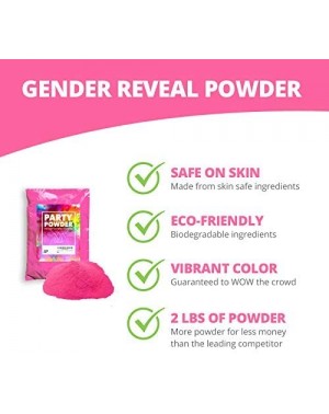 Party Packs Colorful Powder Used for Baby Gender Reveal Powder Burnout- Colored Powder for Color Run- Tannerite Surprise Holi...