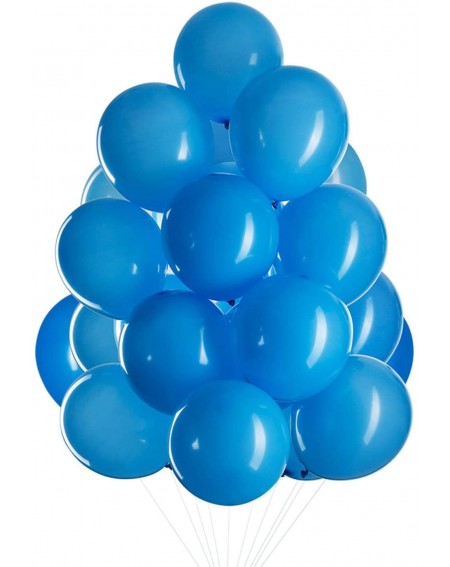 Balloons 12 inch Baby Blue Balloons Light Blue Latex Party Balloons Party Decorations Supplies- Pack of 60 - Light Blue - CC1...
