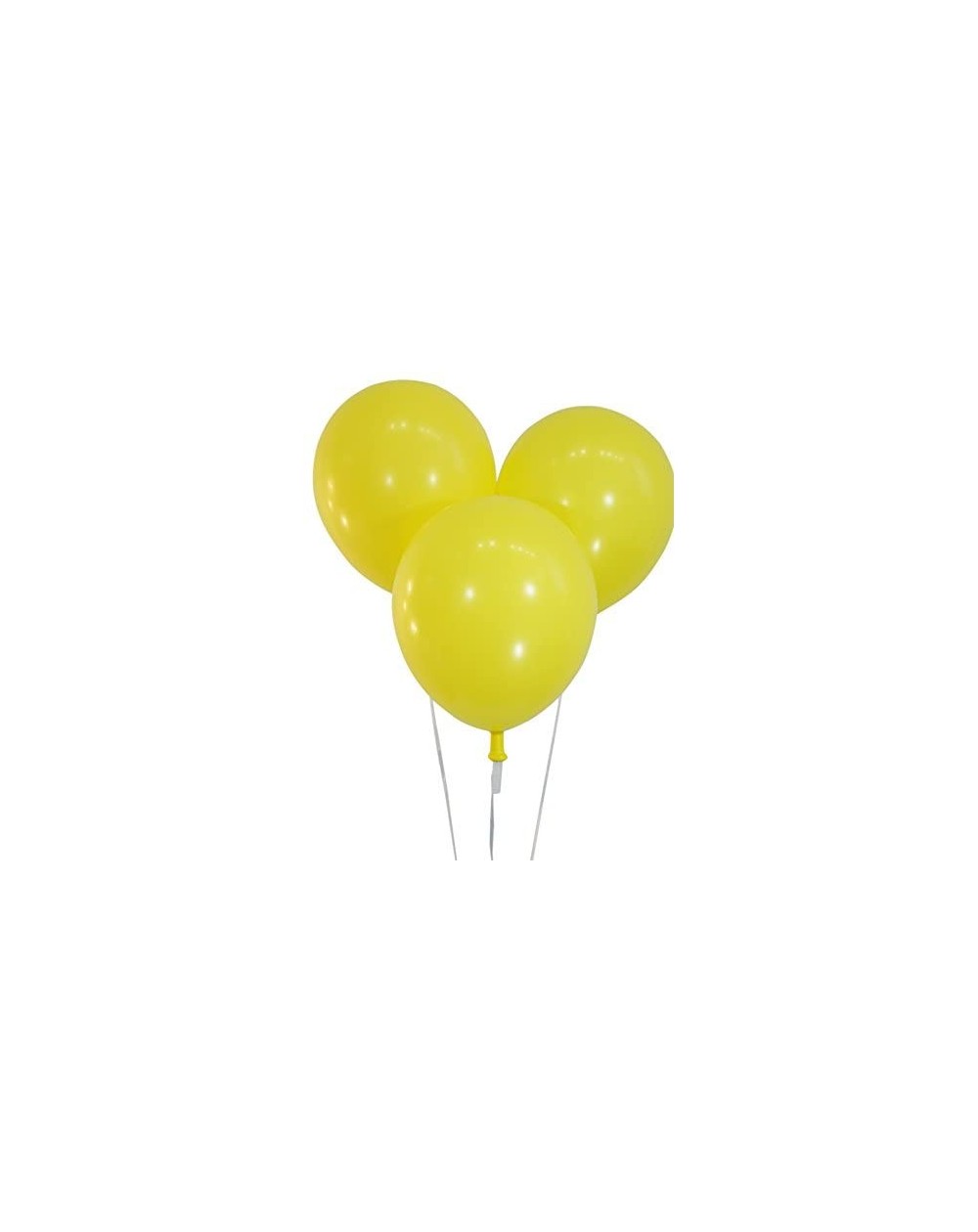 Balloons Creative Balloons 12" Latex Balloons - Pack of 100 Pieces - Pastel Yellow - Pastel Yellow - CK12MCT7V1J $29.80