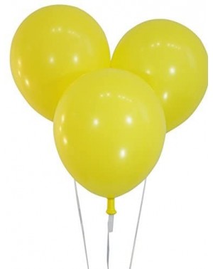 Balloons Creative Balloons 12" Latex Balloons - Pack of 100 Pieces - Pastel Yellow - Pastel Yellow - CK12MCT7V1J $30.48