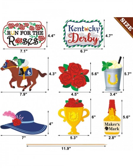 Centerpieces Kentucky Derby Centerpieces Sticks Talk Derby to me Table Toppers for Hoses Race Birthday Party Horse Themed Par...