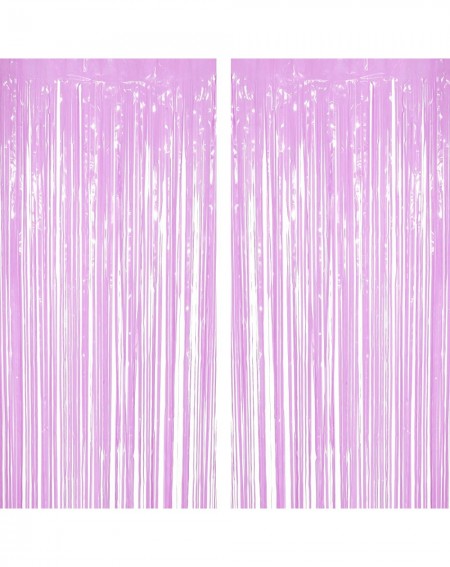 Photobooth Props Purple Tinsel Foil Fringe Curtains Decorations -Wedding Bridal Shower Party Baby Shower 1st Birthday Photo B...