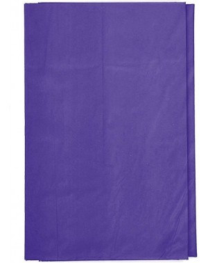 Tablecovers GiftExpressions 6-Pack Party Disposal Premium Plastic Tablecloth 54 Inch. x 108 Inch. Rectangle Table Cover (Purp...