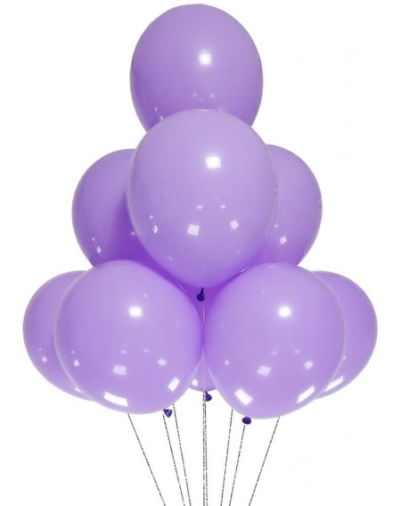 Balloons Purple Balloons 5 Inch Small Latex Party Balloon Pack of 200 - Macaron Purple - C218W56T8CG $24.04