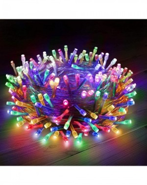Outdoor String Lights 200 LED Oudoor Christmas Lights Multicolored- UL Listed Plug in String Lights- 8 Modes Outdoor String L...