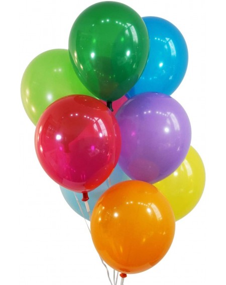 Balloons Creative Balloons Celebrity 9" Latex Balloons- Decorator Assorted Colors- Pack of 144 Pieces - CJ12GH2CW9X $23.98