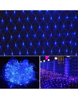 Outdoor String Lights Battery Operated Outdoor Net Lights-100 LED Fairy String Light Tree Mesh Light 8 Mode Dimmable Backdrop...