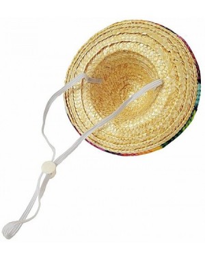 Party Hats Mini Sombrero Top Hat Headband Fiesta Party Supplies - CH11ZT5QMZZ $6.94