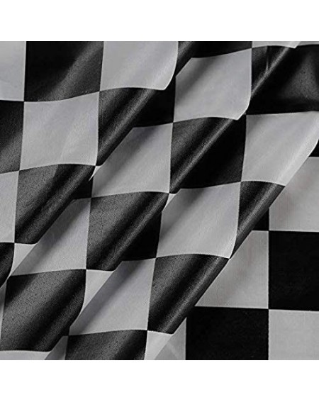 Tablecovers Black and White Gingham Checkered Tablecloths- Waterproof Oil Resistant Picnic Table Covers Disposable Table Cove...