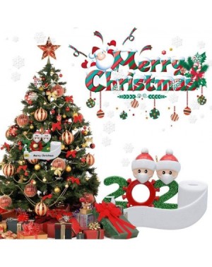 Ornaments 2020 Christmas Ornaments Quarantine Christmas Party Decoration Gift Product Personalized Family of 2/2/3/4/5/6 - Fa...