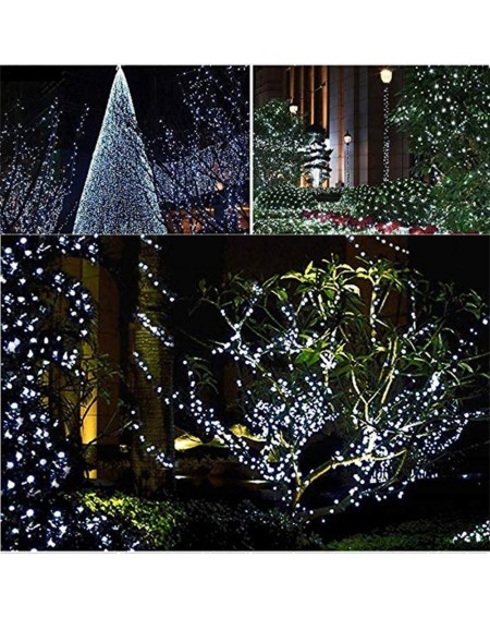 Outdoor String Lights Curtain Lights - Plug in LED String Lights Strip Lights Weatherproof Cord Weatherproof Strand for Patio...