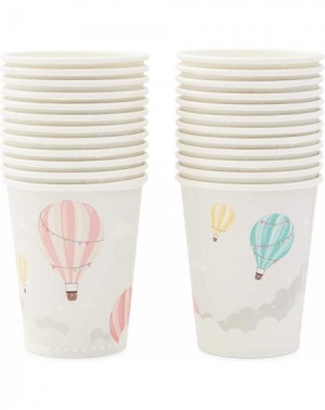 Party Packs Hot Air Balloon Party Pack- Paper Plates- Plastic Cutlery- Cups- and Napkins (Serves 24- 168 Pieces) - C718X4ZDY7...