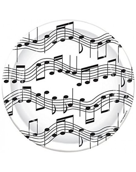 Tableware Musical Note Plates (Value Pack 24 Count) - C217AZHQ86Q $11.85