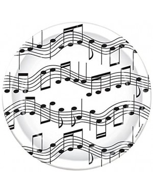 Tableware Musical Note Plates (Value Pack 24 Count) - C217AZHQ86Q $34.75