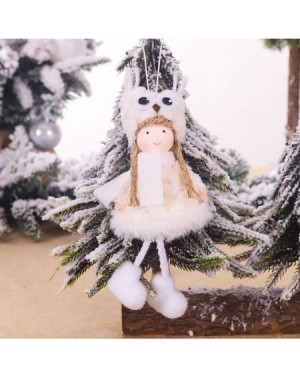 Swags Christmas Plush Angel Pendant Child Cute Doll Christmas Tree Pendant- Christmas Ornaments Advent Calendar Pillow Covers...
