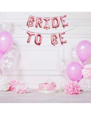 Balloons 16" Bride to BE Rose Gold Foil Balloon Blush Gold Letters Alphabet Bachelorette Wedding Celebration Party Decoration...
