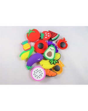 Party Favors 15pcs Fruit Shoe Charms PVC- for Shoes with Holes & Bands & Shoes & Bracelet Wristband Kids Party Birthday Gifts...