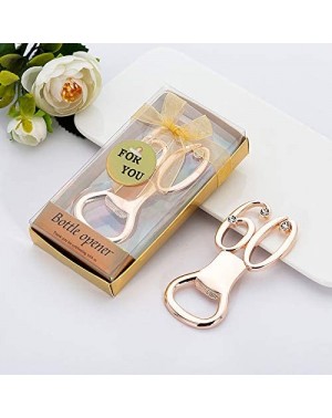 Favors 20 PCS Bottle Openers Gold Wedding Favors Decorations- Assorted Shaped- Kraft Paper Label Card Tag/Gift Box Party Supp...