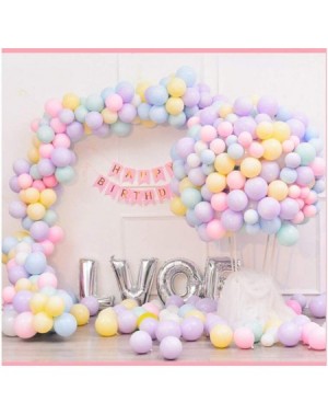 Balloons Macaron Pastel Balloons- 100pcs 10 Inches Latex Candy Rainbow balloons for Kids Birthday Wedding Baby Colored Gradua...