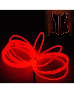 Rope Lights EL Wire Battery Pack 16.4ft / 5m Bright Neon Light Strip 360° Illumination Neon Tube Rope Lights for DIY- Festiva...
