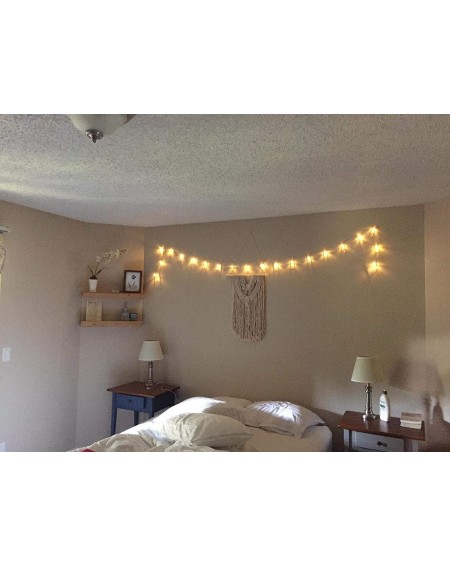 Outdoor String Lights 20 LED Rose Gold Geometric Fairy Lights - USB & Battery Powered- Boho Metal Cage Bedroom String Lights ...