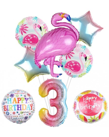 Balloons 8pcs Flamingos Balloons Party Supplies- 42"Flamingos Balloons Mylar Balloon for 1st Birthday Balloon Bouquet Decorat...