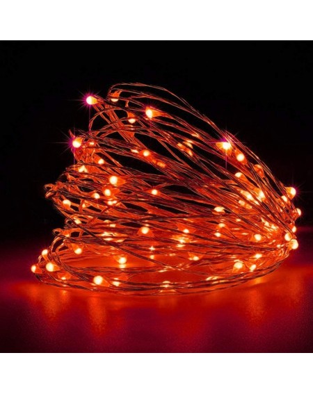 Outdoor String Lights 1M Copper Wire LED String Lights Waterproof Twinkle Fairy Lights Outdoor Christmas USB Lights String Tr...
